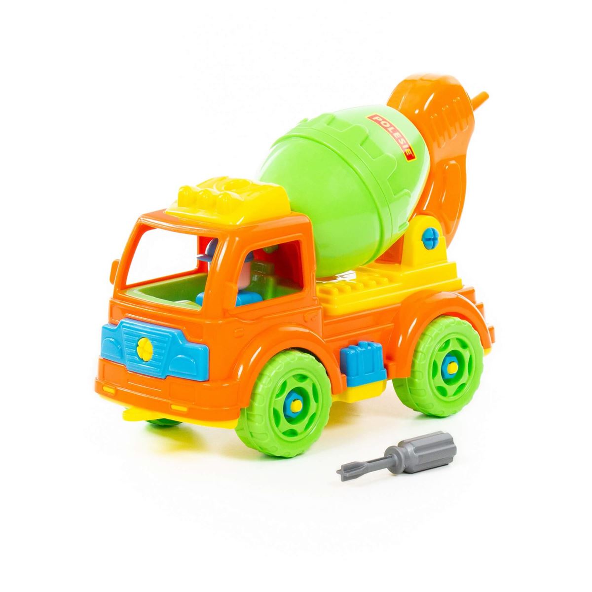 POLESIE OYUNCAK 72993 TASARIMCI ULAŞIM OTOMOBİL MİKSER 29 PARÇA 1