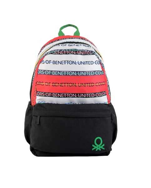 BENETTON OKUL ÇANTASI UNİTED COLORS 76131 ÇİFT BÖLMELİ 1