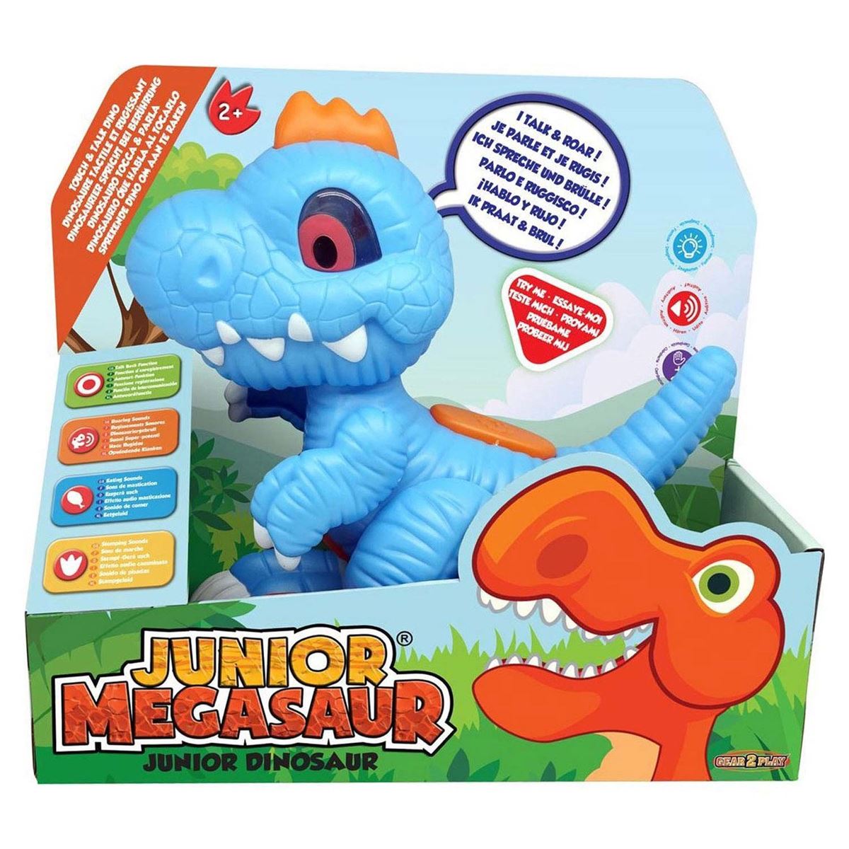DRAGON TOYS JUNİOR MEGASAUR 16919 KONUŞAN TREX 1