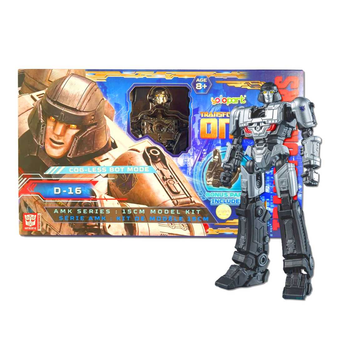 BAŞEL TRANSFORMERS TF ONE AMK MİNİ SERİES D-16 COG LESS BOT MODE MODEL KİT 15 CM 8+ 1