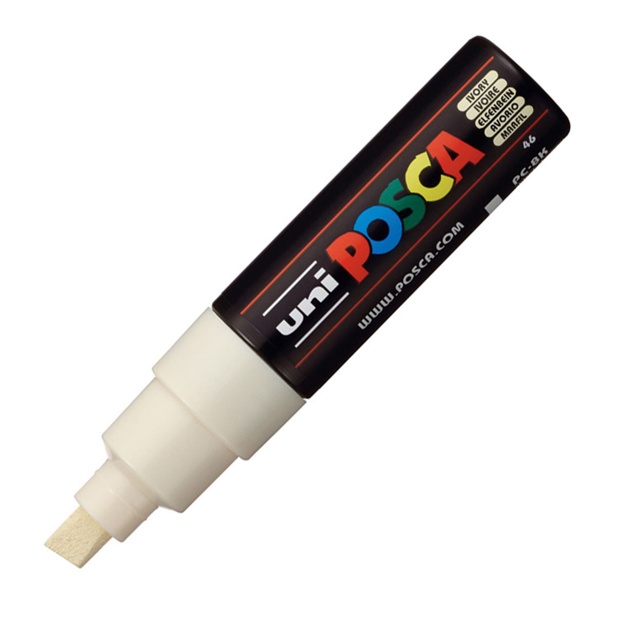 UNİ POSTER MARKÖRÜ POSCA PC-8K 8.0 İVORY 6 LI 1