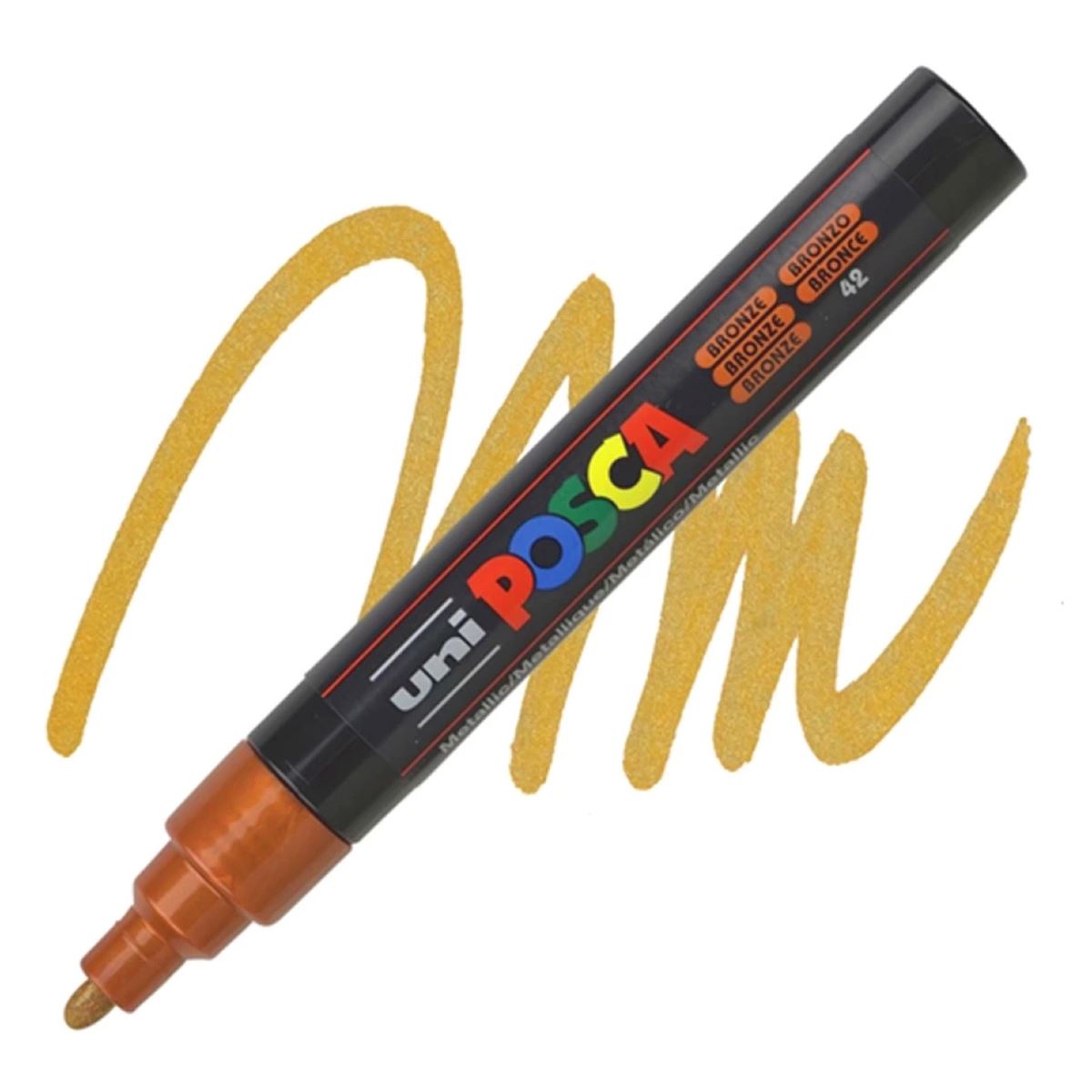 UNİ POSTER MARKÖRÜ POSCA PC-5M 1.8-2.5 BRONZ 6 LI 1