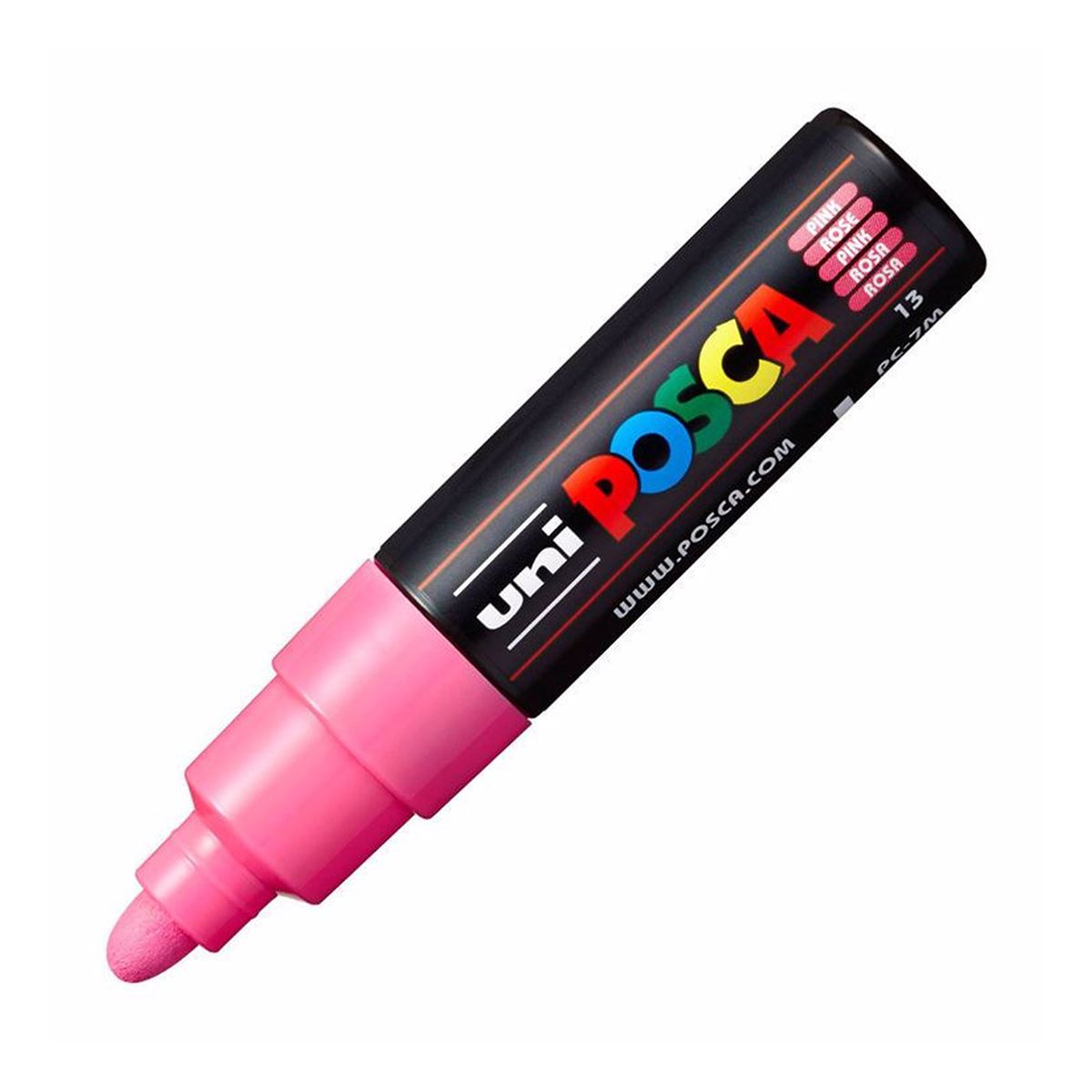 UNİ POSTER MARKÖRÜ POSCA PC-7M 4.5-5.5 PEMBE 6 LI 1