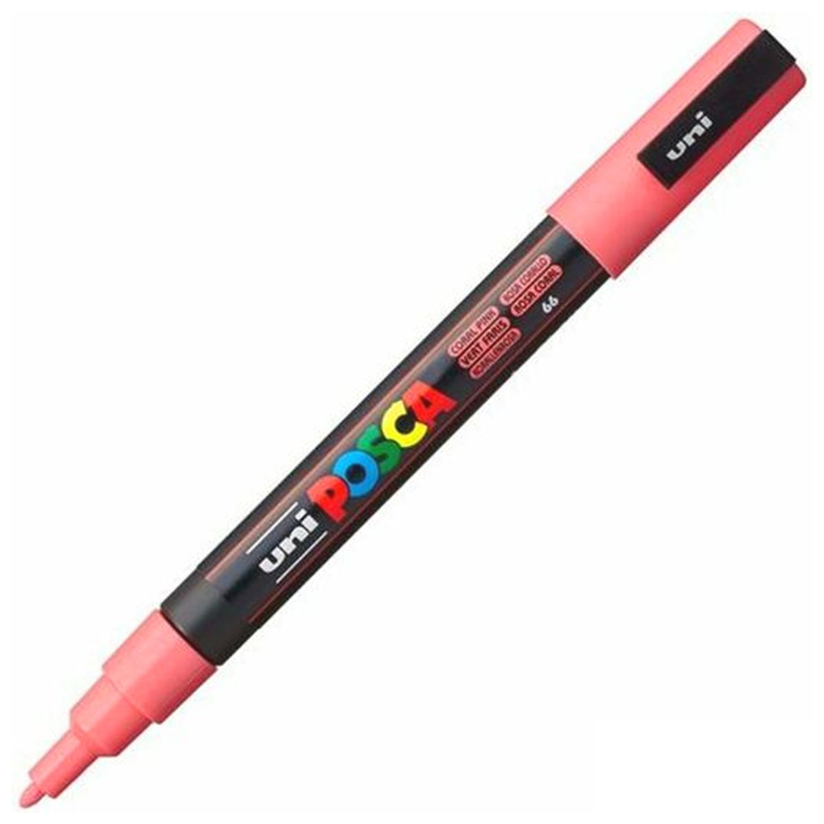 UNİ POSTER MARKÖRÜ POSCA PC-3M 09-1.3 MERCAN PEMBE 6 LI 1