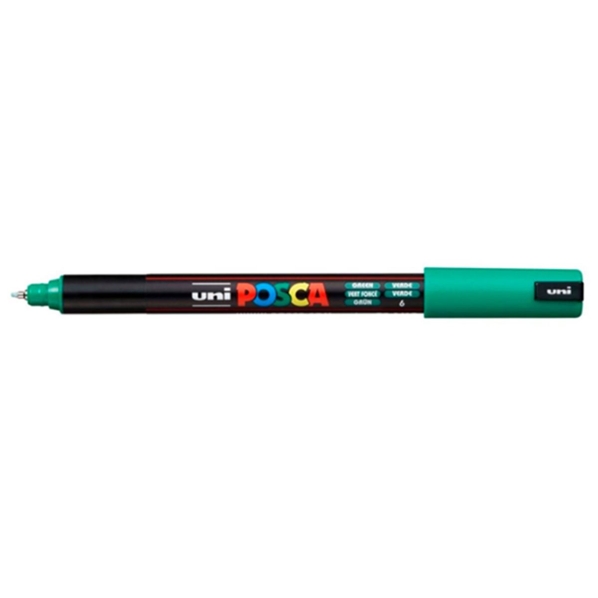 UNİ POSTER MARKÖRÜ POSCA PC-1MR 07 SU YEŞİLİ 6 LI 1