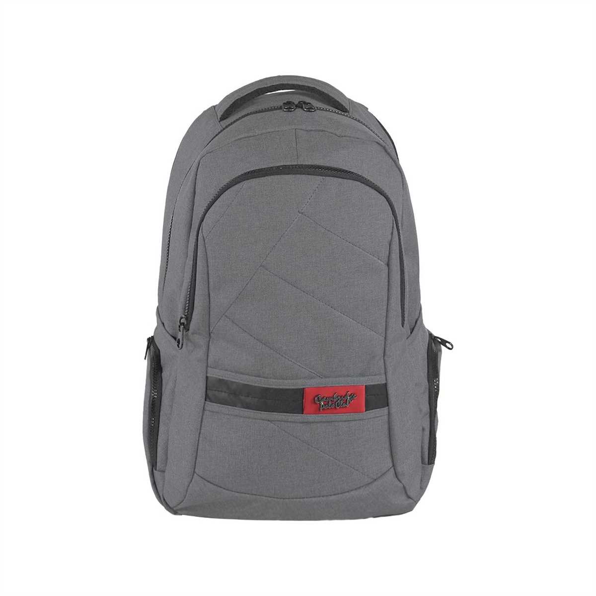 CAMBRİDGE POLO OKUL ÇANTASI PLCAN2098-003 GRİ ÇİFT BÖLMELİ 1