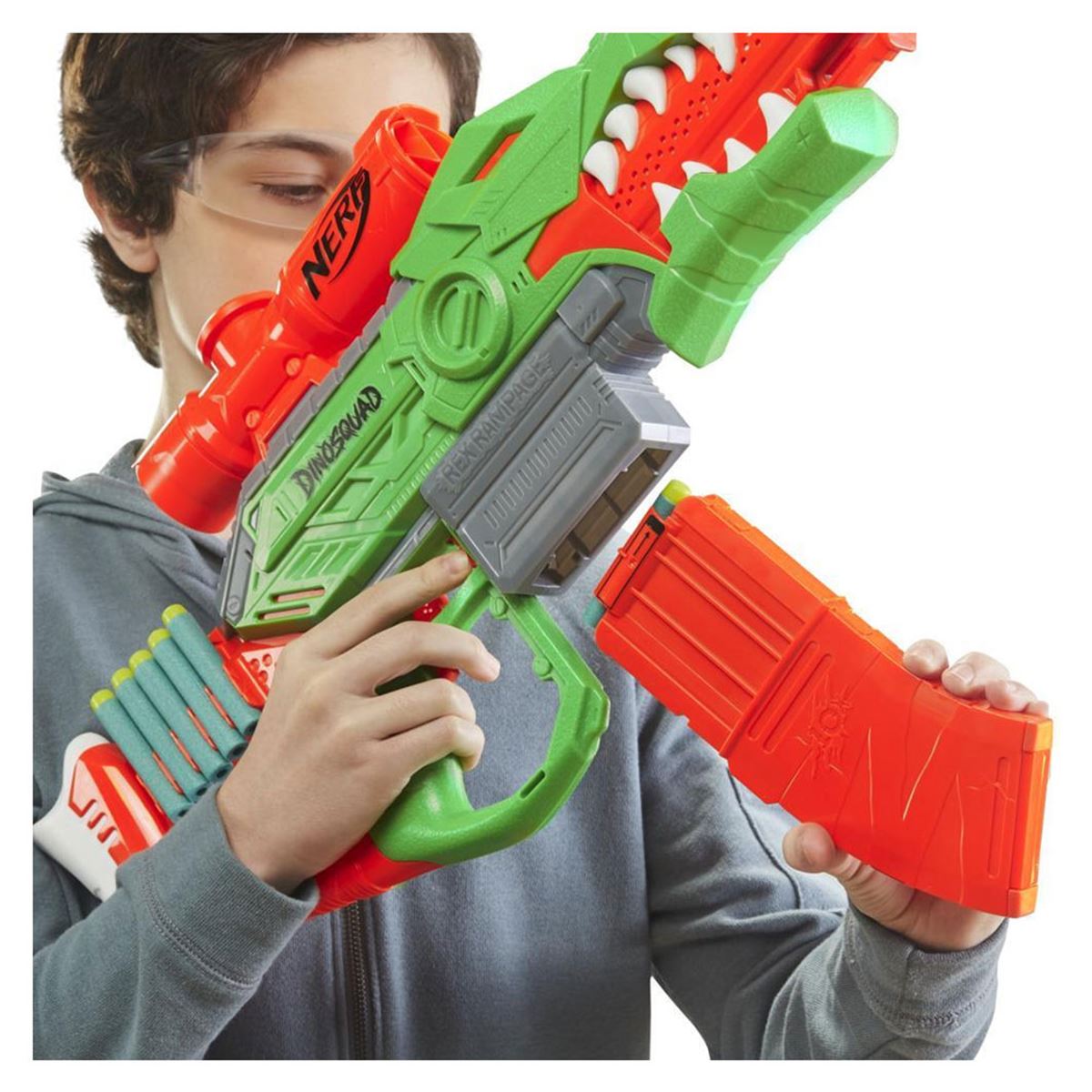 NERF DİNOSQUAD F0807 REX RAMPAGE 8+ 1