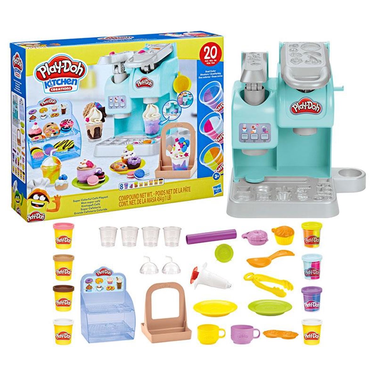 PLAYDOH KİTCHEN F5836 SÜPER RENKLİ CAFE OYUN SETİ 1