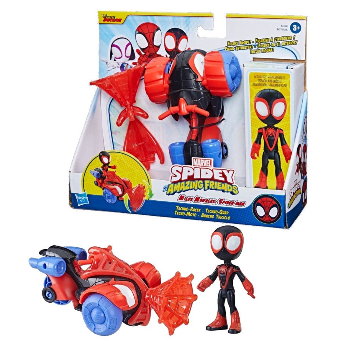 MARVEL SPİDEY AND HİS AMAZİNG FRİENDS F6776 ARAÇ VE FİGÜRLER 3+ 1
