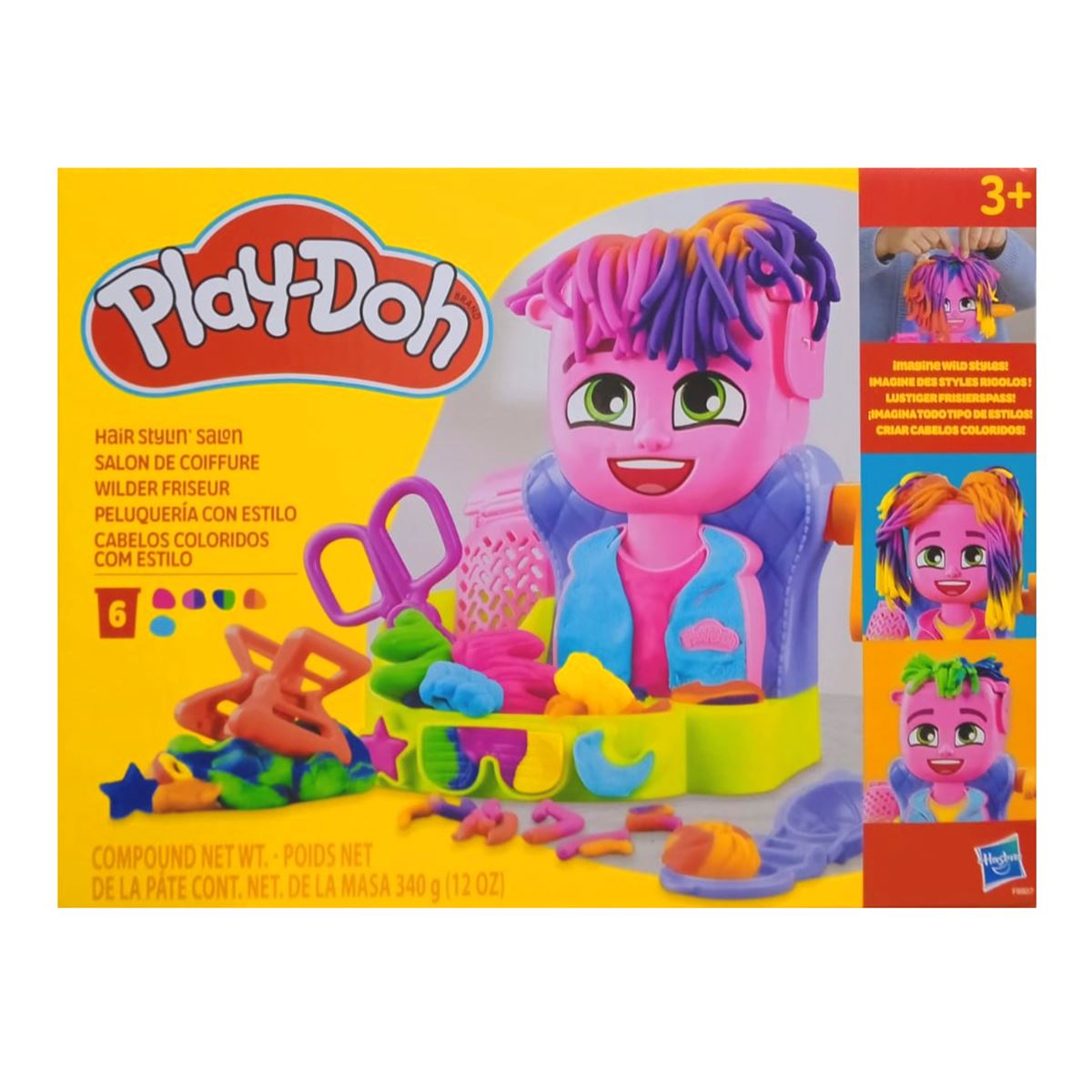 PLAYDOH HAİR STYLİN F8807 SAÇ STYLİN SALONU 6+ 1