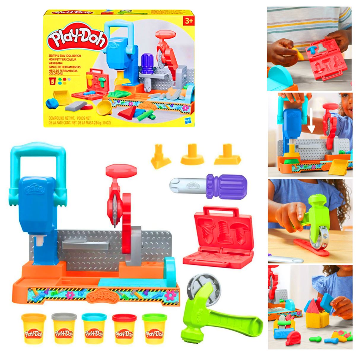 PLAYDOH F9141 RENKLİ EV ALETLERİ TEZGAHI 3+ 1