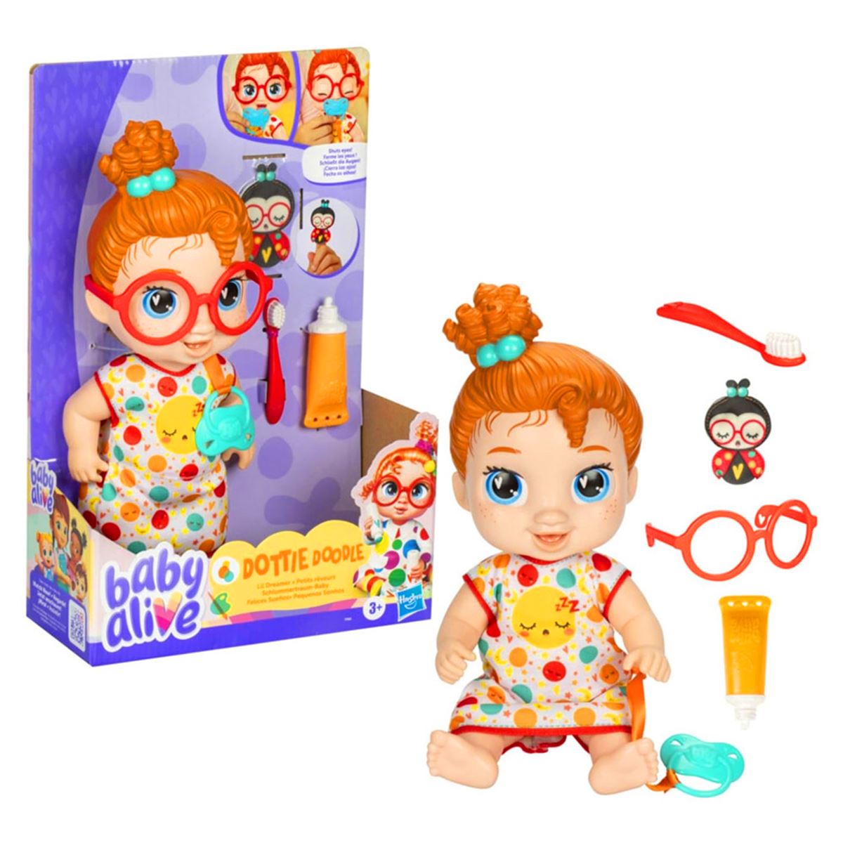 BABY ALİVE F9965 UYKUCU BEBEĞİM KIZIL 3+ 1
