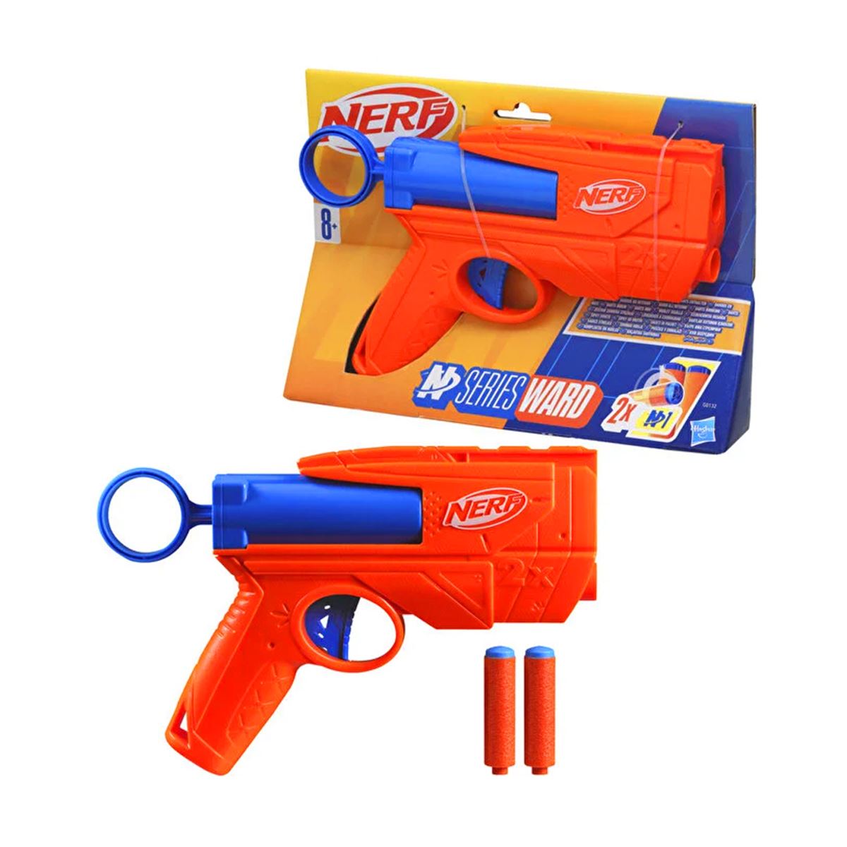 NERF N SERİES WARD G0132 SÜNGER TABANCASI 2 MERMİ 8+ 1