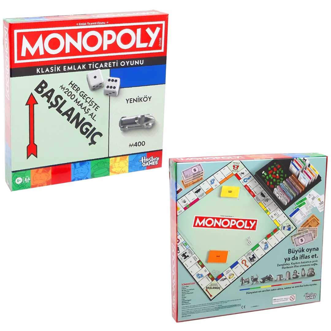 MONOPOLY G0009 KLASİK KUTU OYUNU 8+ 1