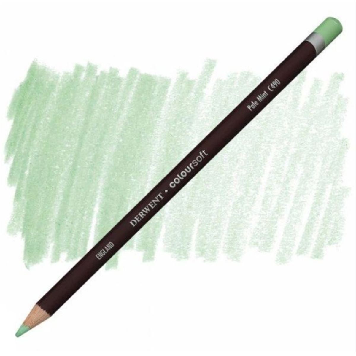 DERWENT ÇİZİM KALEMİ COLOURSOFT PALE MİNT 6 LI DW0701001 1