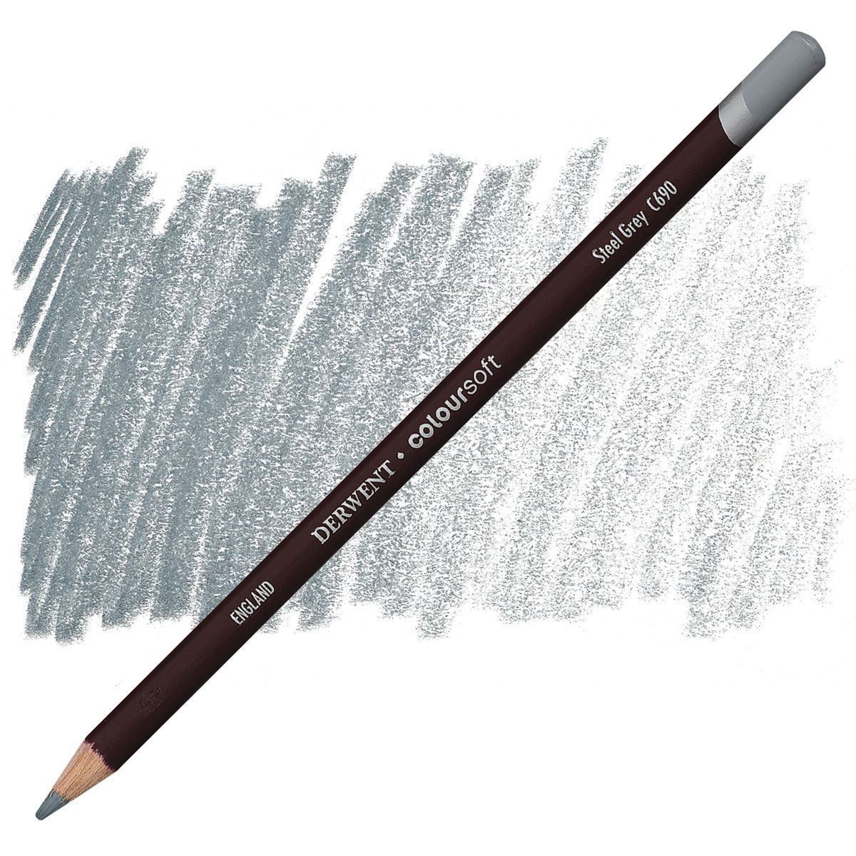 DERWENT ÇİZİM KALEMİ COLOURSOFT STEEL GREY 6 LI DW0701021 1