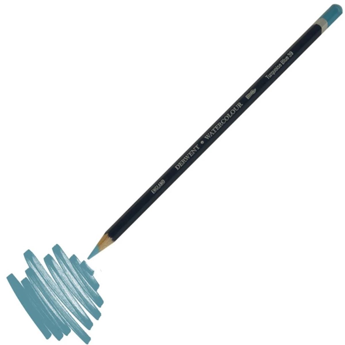 DERWENT ÇİZİM KALEMİ WATERCOLOUR TURQUOİSE BLUE 6 LI DW32839 1