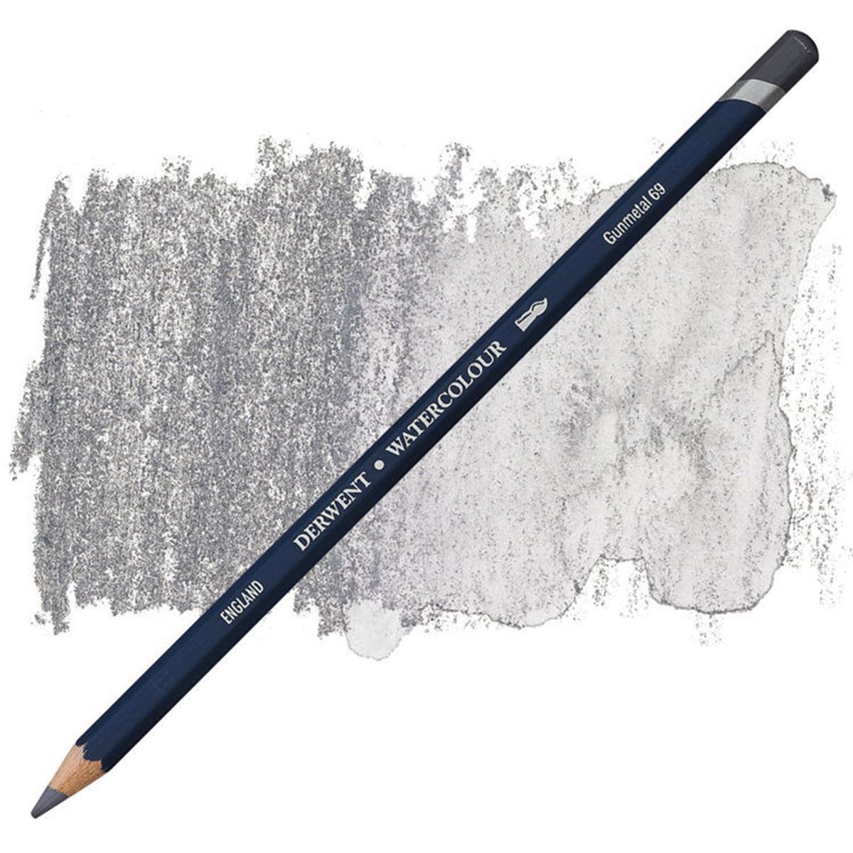 DERWENT ÇİZİM KALEMİ WATERCOLOUR GUNMETAL 6 LI 32869 1