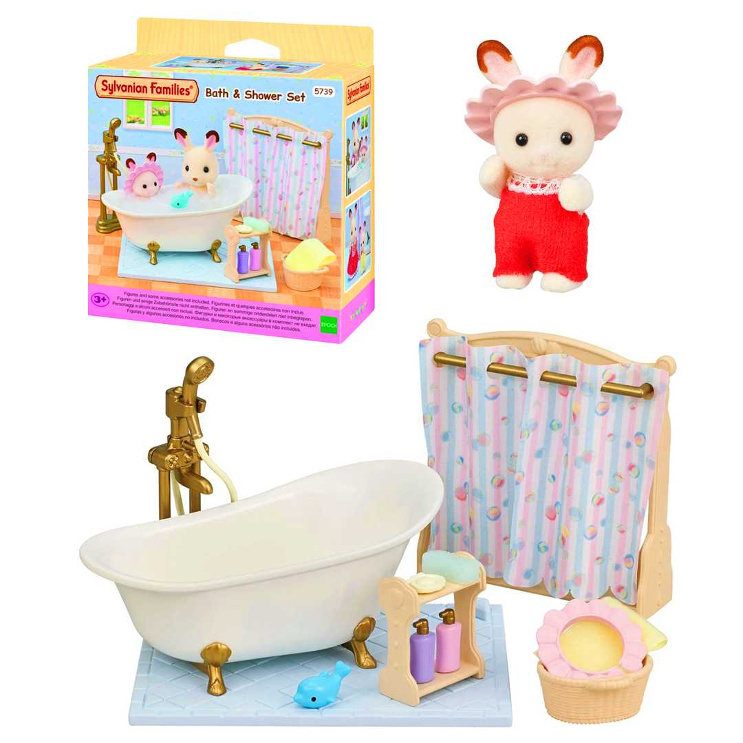SYLVANİAN FAMİLİES 5739 BATH SHOWER SET BANYO VE DUŞ SETİ 3+ 1