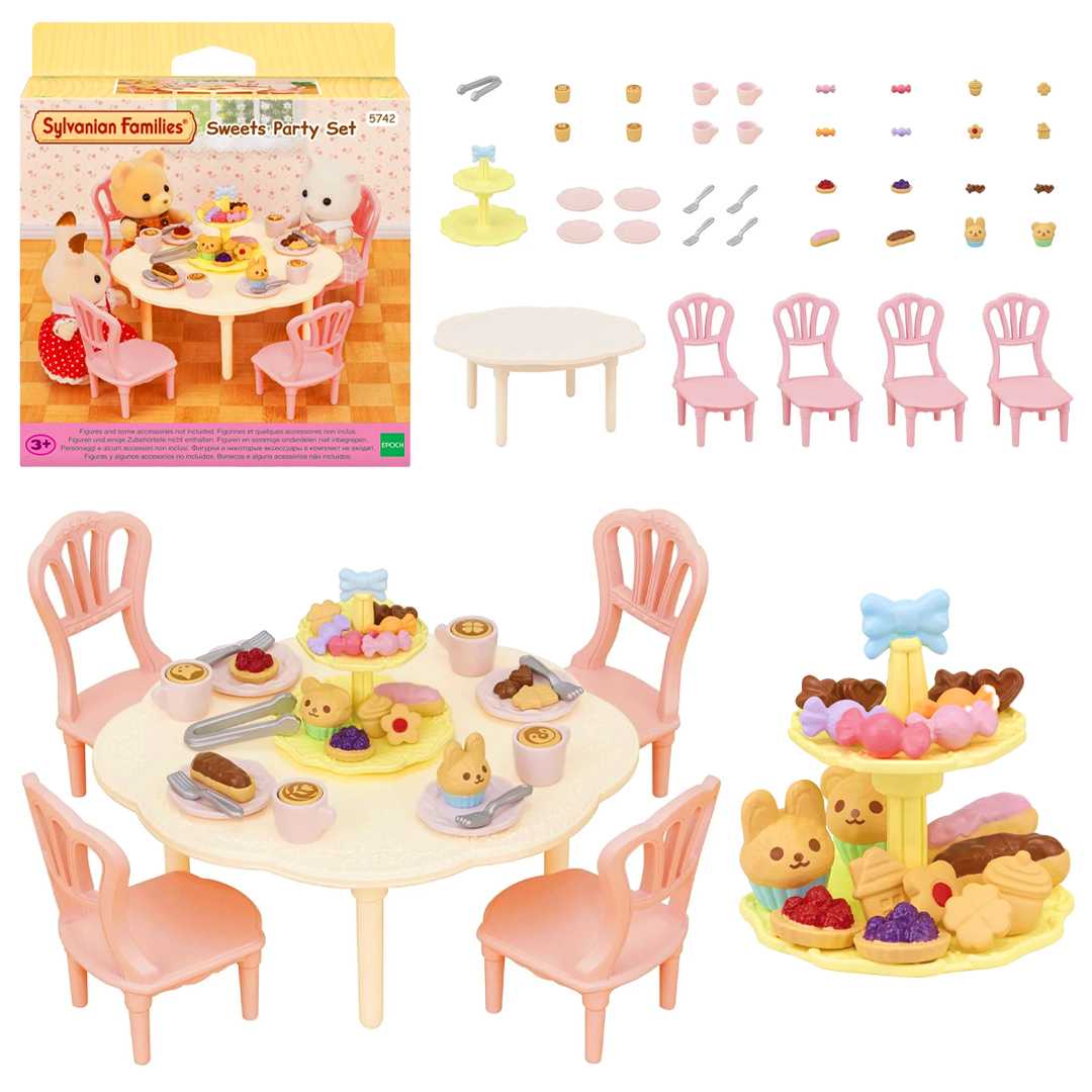 SYLVANİAN FAMİLİES 5742 SWEETS PARTY SET TATLI PARTİ SETİ 3+ 1