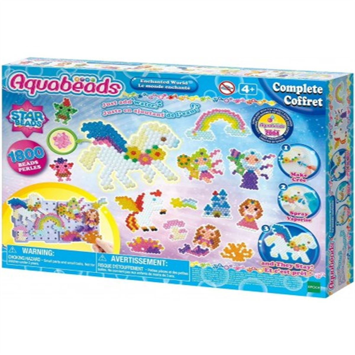 AQUABEADS ENCHANTED WORLD EAB31837 BÜYÜLEYİCİ DÜNYA 1800 PARÇA 4+ 1