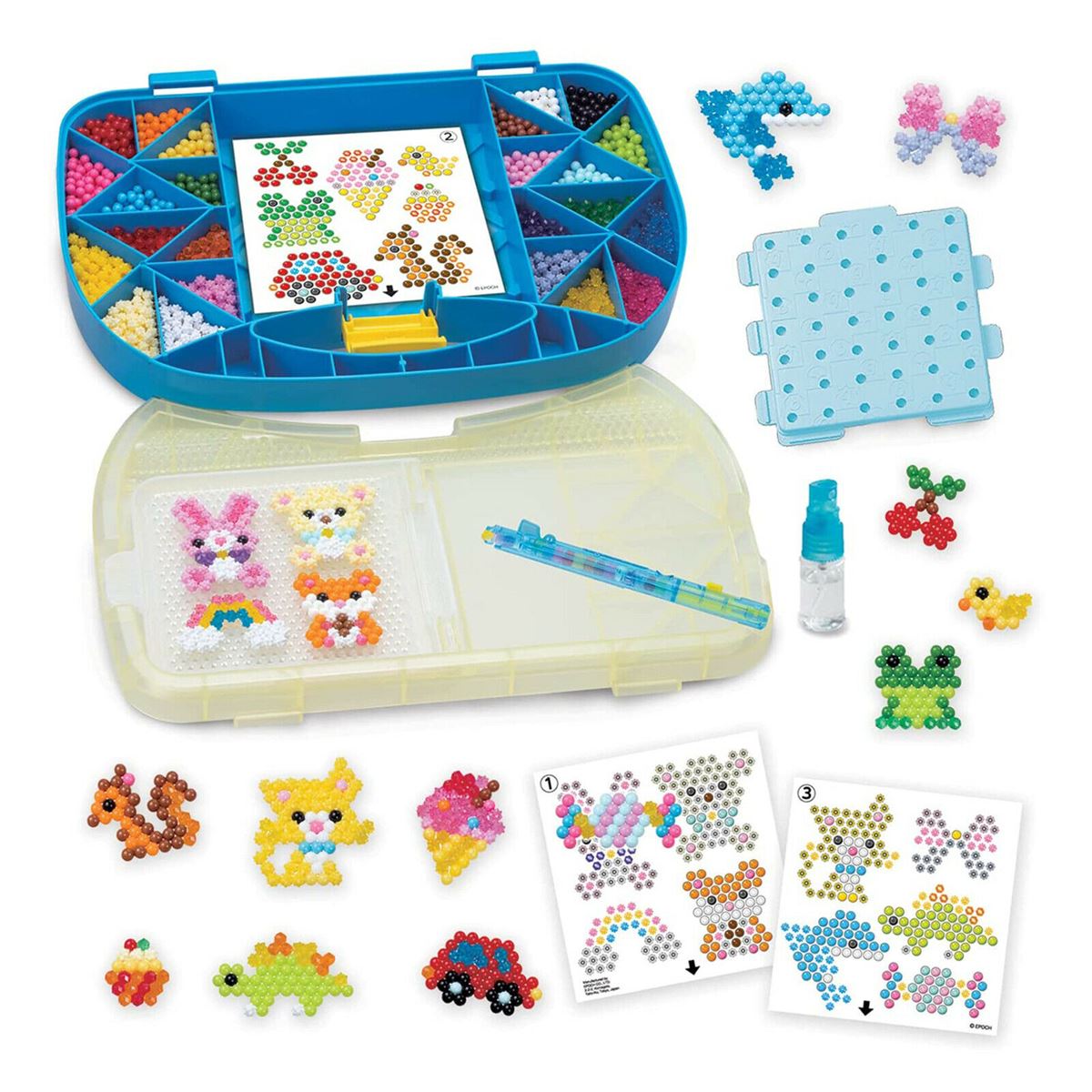 AQUABEADS 31912 BEGİNNERS CARRY CASE TAŞIMALI BAŞLANGIÇ BONCUK SETİ ÇANTALI 900 PARÇA 4+ 1