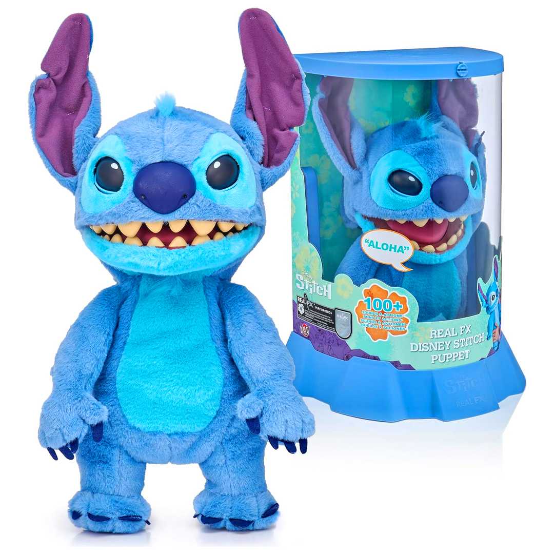 REALFX DİSNEY STİTCH 1022-01 STİTCH ELEKTRONİK KUKLA 46 CM 6+ 1