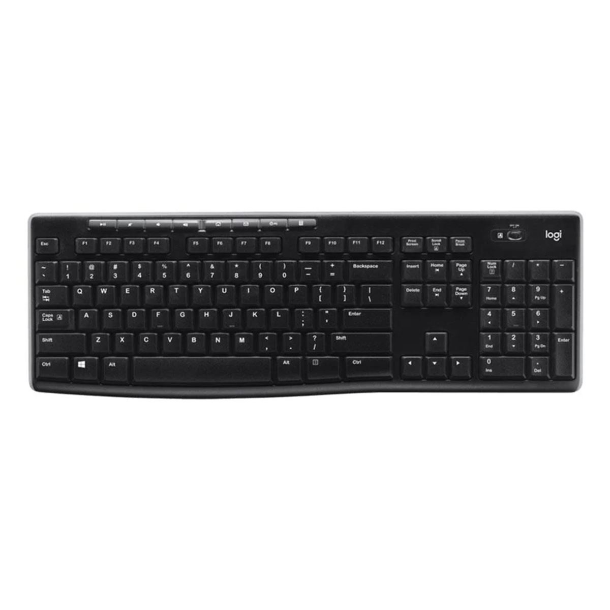 LOGİTECH KABLOSUZ KLAVYE Q G270 SİYAH 210006401 1