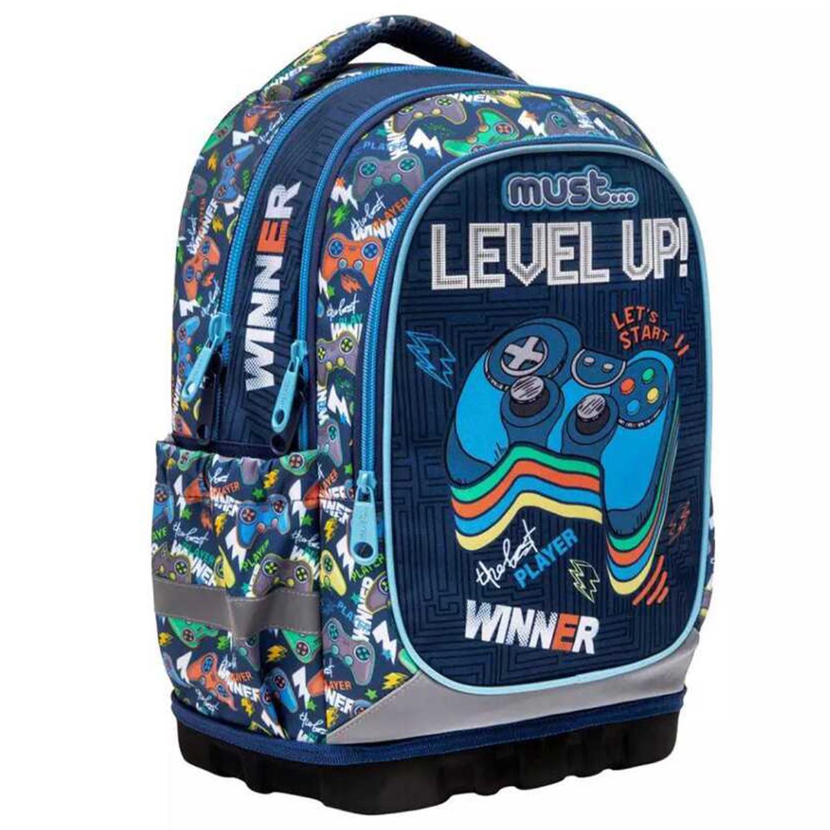 MUST OKUL ÇANTASI 585192 LEVEL UP ÜÇ BÖLMELİ 1
