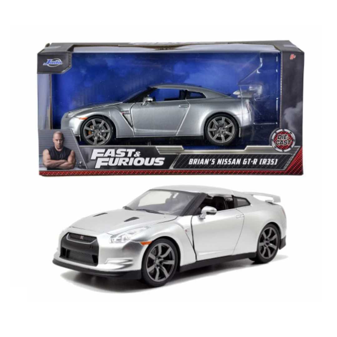 SİMBA JADA FAST FURİOUS 3203082 BRİANS NİSSAN GT-R DİE CAST METAL ARABA 1:24 8+ 1