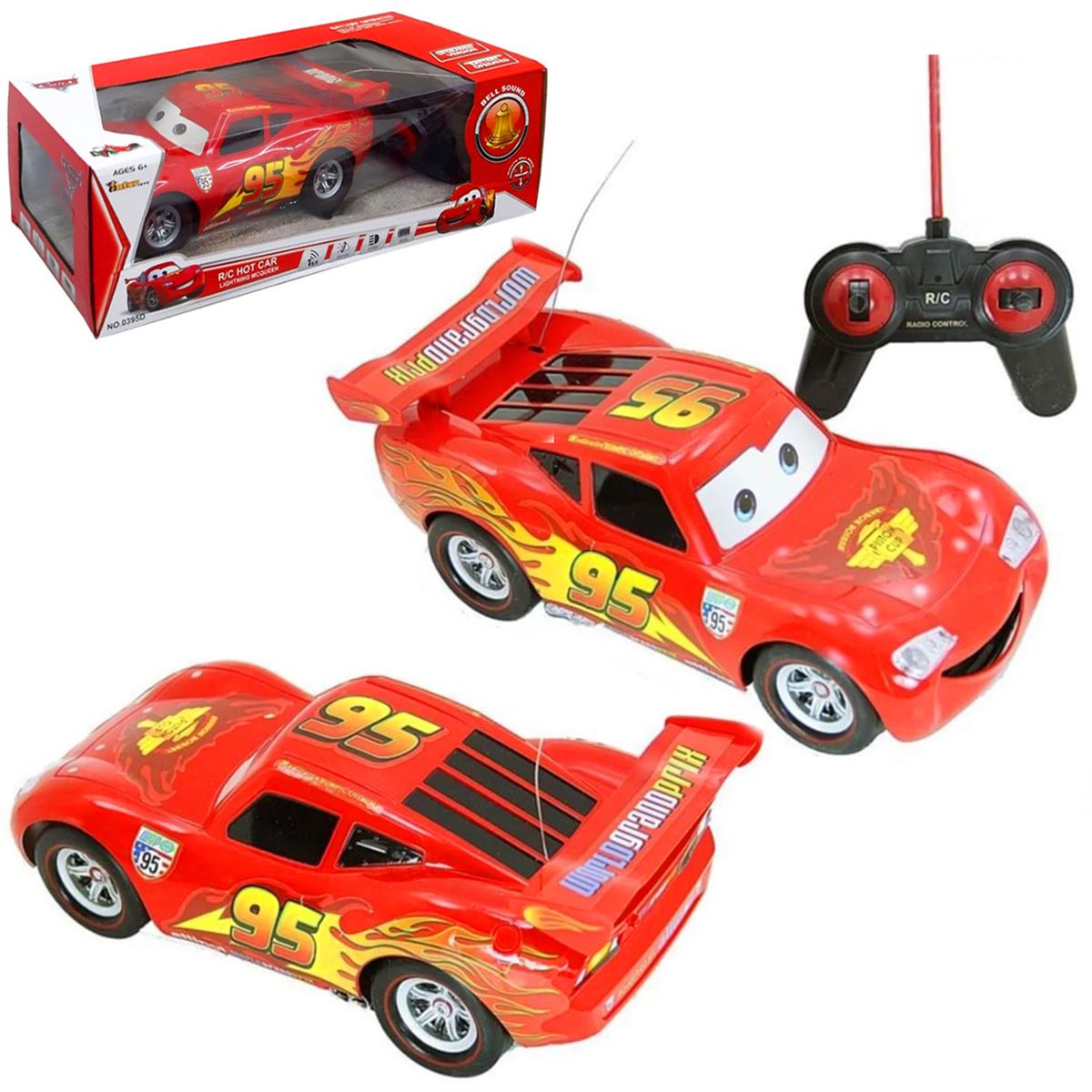 İNTER TOYS KUMANDALI ARABA 0395D CARS MCQUEEN SESLİ ŞARJLI 6+ 1