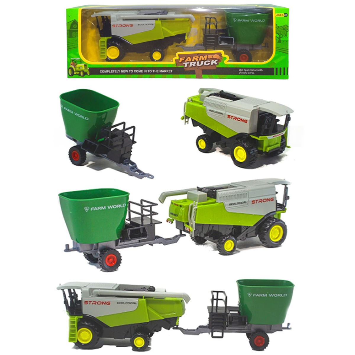 PASİFİK FARM TRUCK 955-193 METAL KASALI BİÇERDÖVER 3+ 1