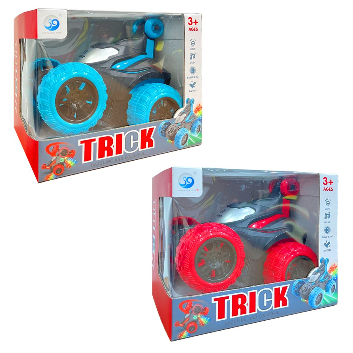 PASİFİK TRICK AKROBAT ARABA JYD1195A SESLİ IŞIKLI PİLLİ 3+ 1