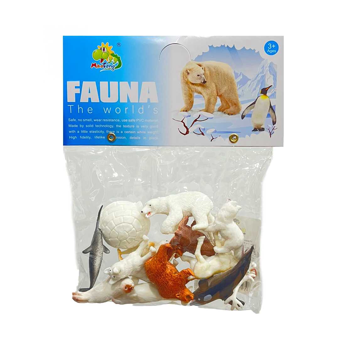 PASİFİK FAUNA THE WORLDS JD3-012 HAYVAN SETİ 3+ 1