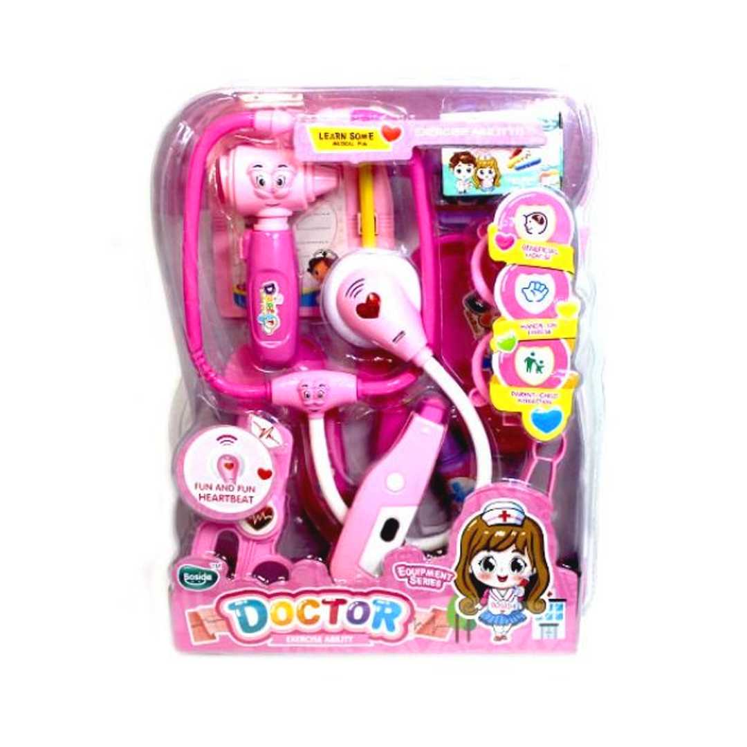 PASİFİK DOKTOR SETİ BS8502B PEMBE IŞIKLI 3+ 1