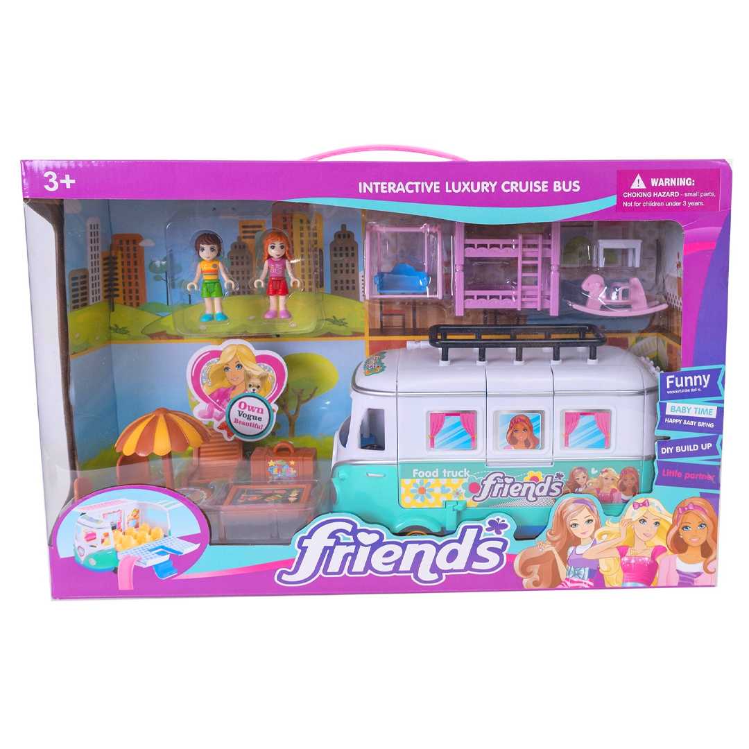 PASİFİK FRİENDS 7887D AKSESUARLI KARAVAN OYUN SETİ 3+ 1