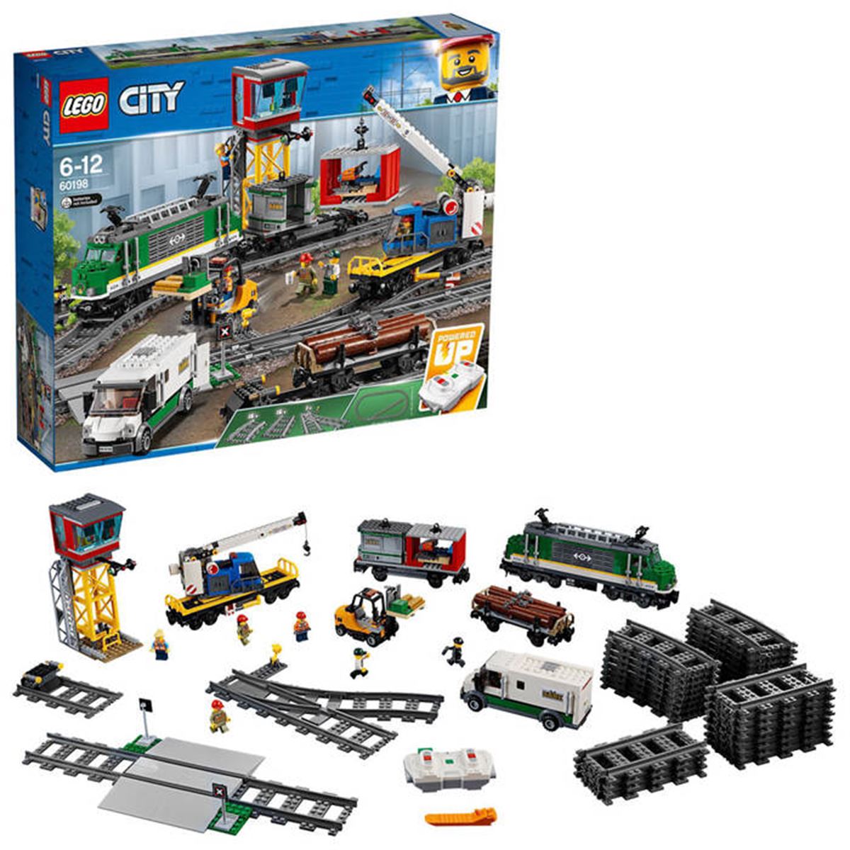 LEGO CITY 60198 CARGO TRAIN 105 PARÇA 6-12 + 1