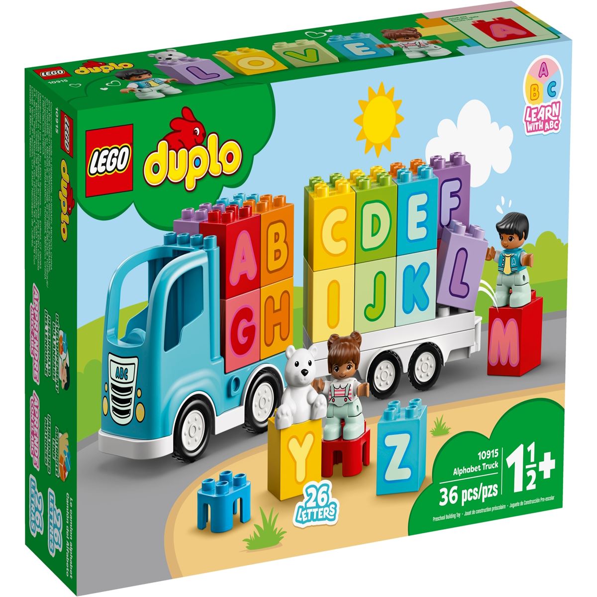 LEGO DUPLO 10915 ALPHABET TRUCK 1,5+ 1