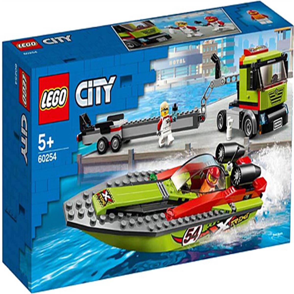 LEGO CİTY 60254 RACE BOAT TRANSPORTER 1