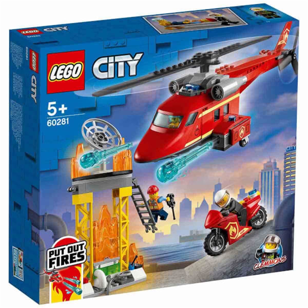 LEGO CİTY 60281 FİRE RESCUE HELİCOPTER 212 PARÇA 5+ 1
