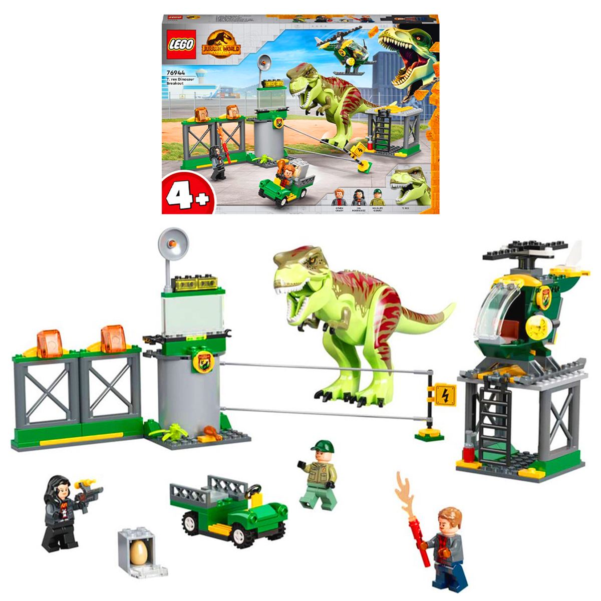 LEGO JURASSİC WORLD 76944 T-REZ DİNOSAUR BREAKOUT 140 PARÇA 4+ 1