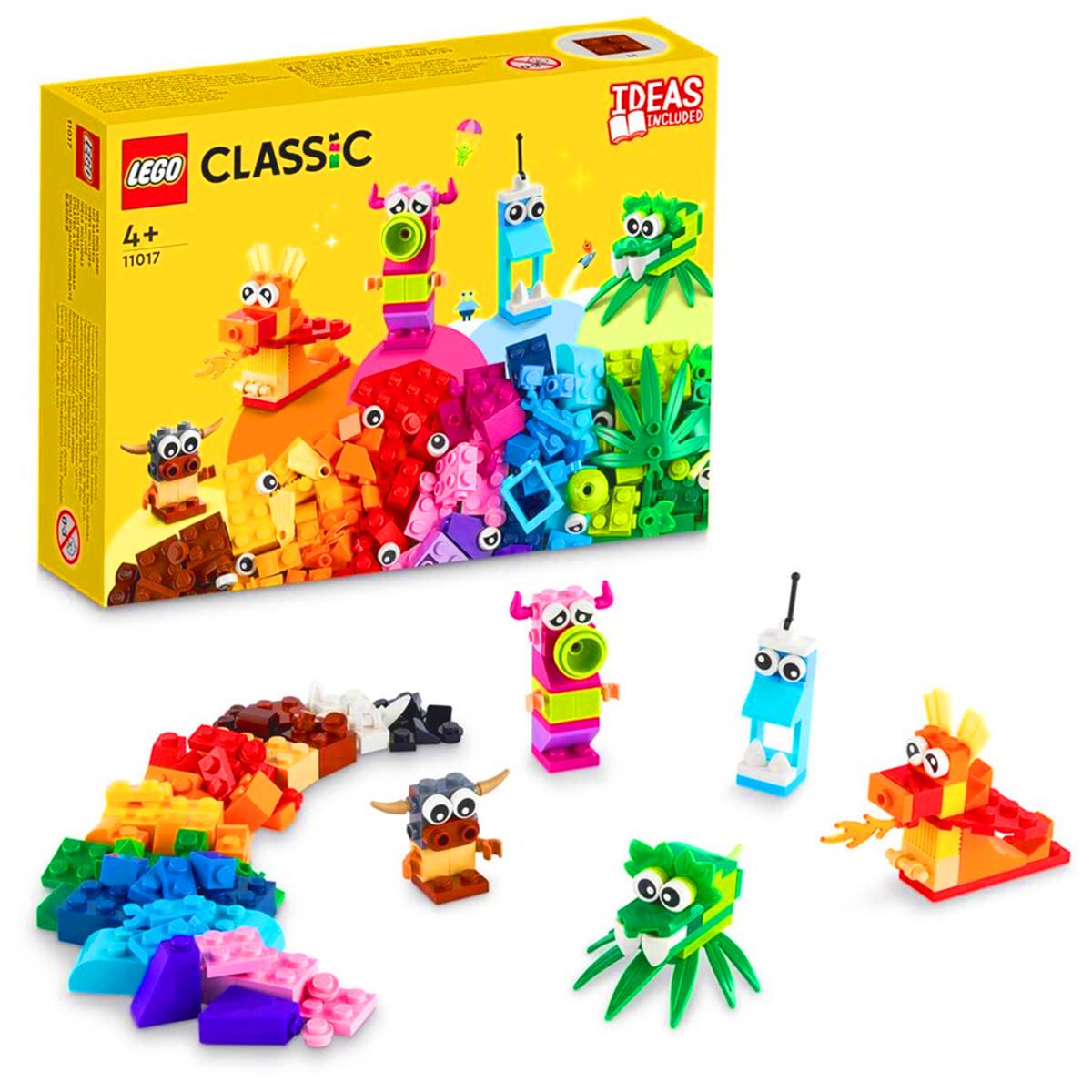 LEGO CLASSİC 11017 CLASSİC YARATICI CANAVARLAR 140 PARÇA 4+ 1