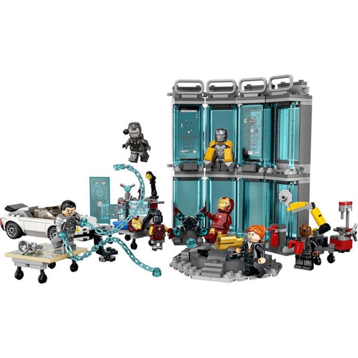 LEGO İNFİNİTY SAGA 76216 İRON MAN ARMOURY 496 PARÇA 7+ 1