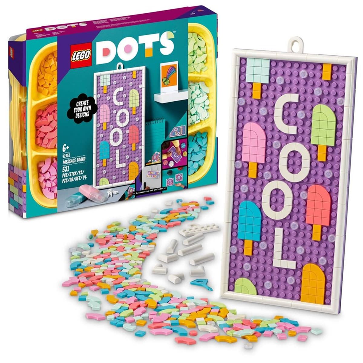 LEGO DOTS 6379010 MESSAGE BOARD 531 PARÇA 6+ 1