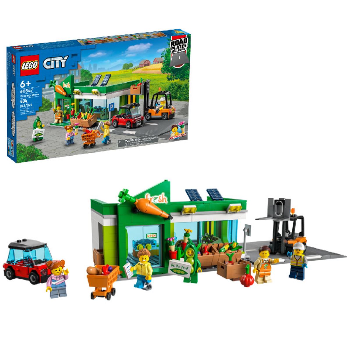 LEGO CİTY 6379669 ROAD PLATES İNCLUDED 6+ 1