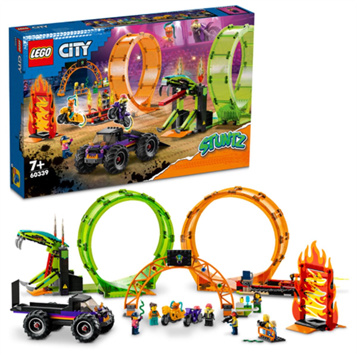 LEGO CİTY 60339 STUNTZ GÖSTERİ ARENASI 598 PARÇA 7+ 1