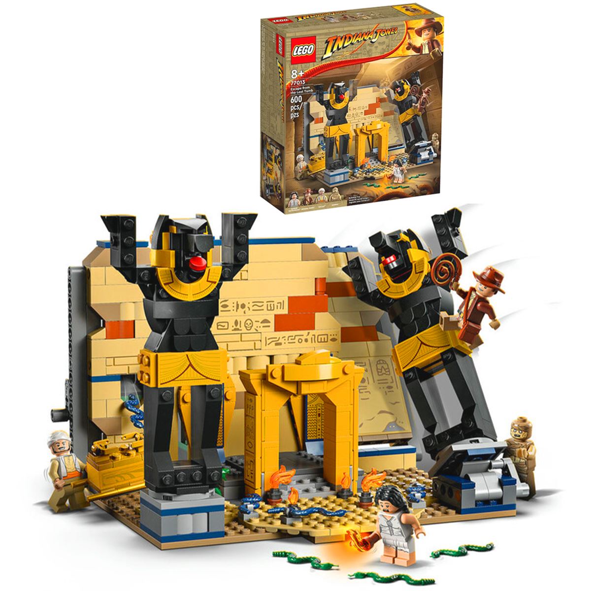 LEGO İNDİANA JONES 77013 KAYIP MEZARDAN KAÇIŞ 600 PARÇA 8+ 1