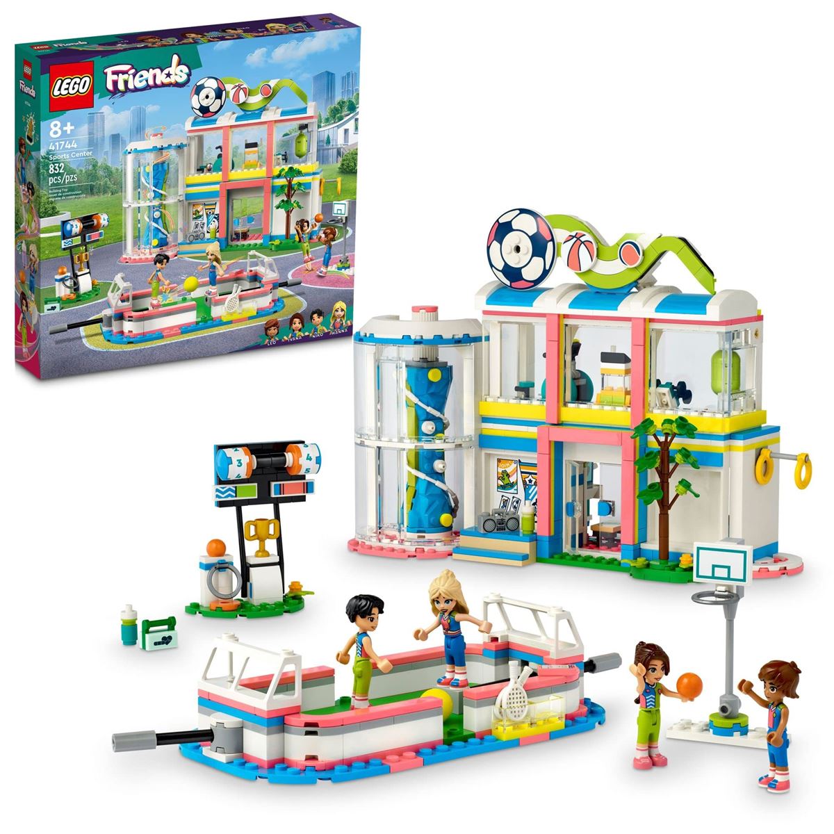 LEGO FRİENDS 41744 SPOR MERKEZİ 832 PARÇA 8+ 1