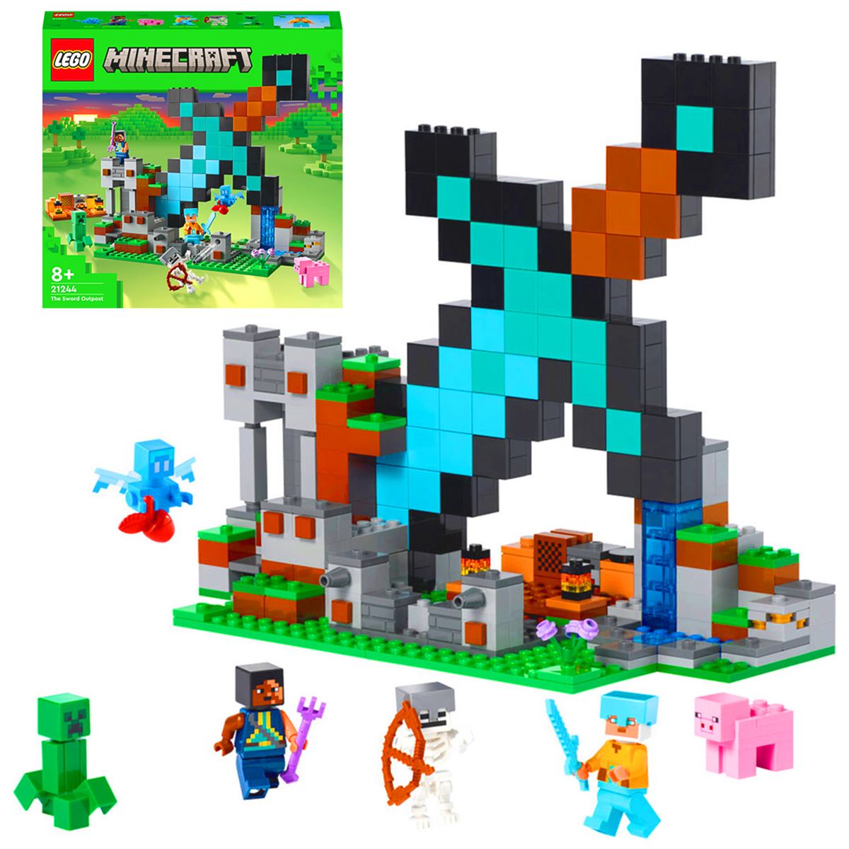 LEGO MİNECRAFT 21244 THE SWORD OUTPOST 427 PARÇA 8+ 1