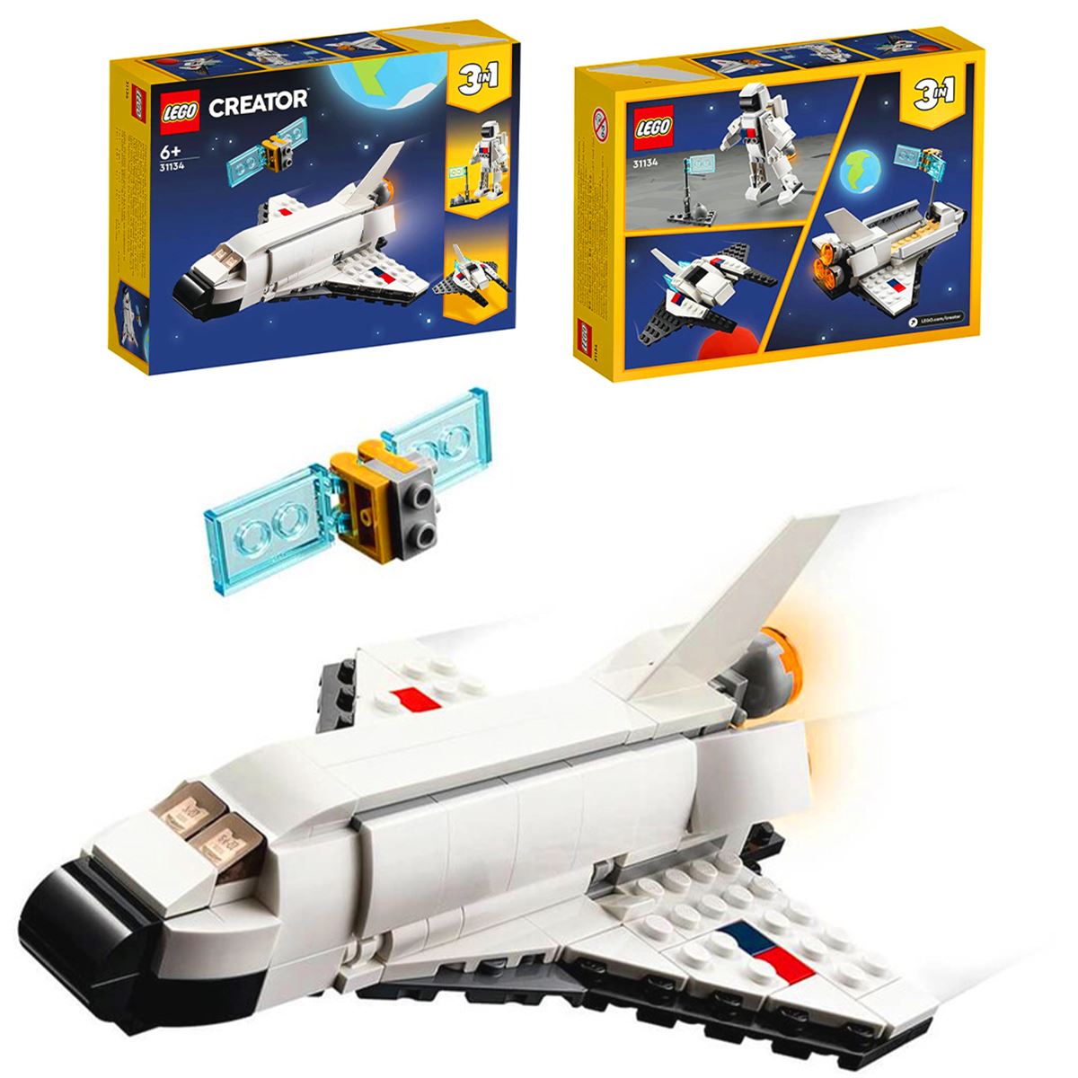 LEGO CREATOR 31134 UZAY MEKİĞİ 3İN1 144 PARÇA 6+ 1